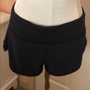 Black Lululemon Running Shorts